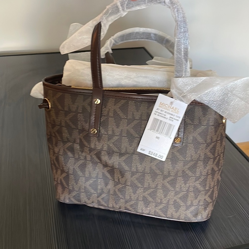 Michael Kora reversible tote